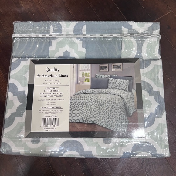 King Size Bed sheet Set + extra pillowcases - Picture 7 of 7